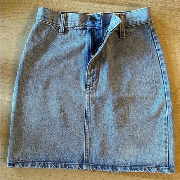 Steel Denim Dresses & Skirts - 90s Steel‎ Denim Skirt